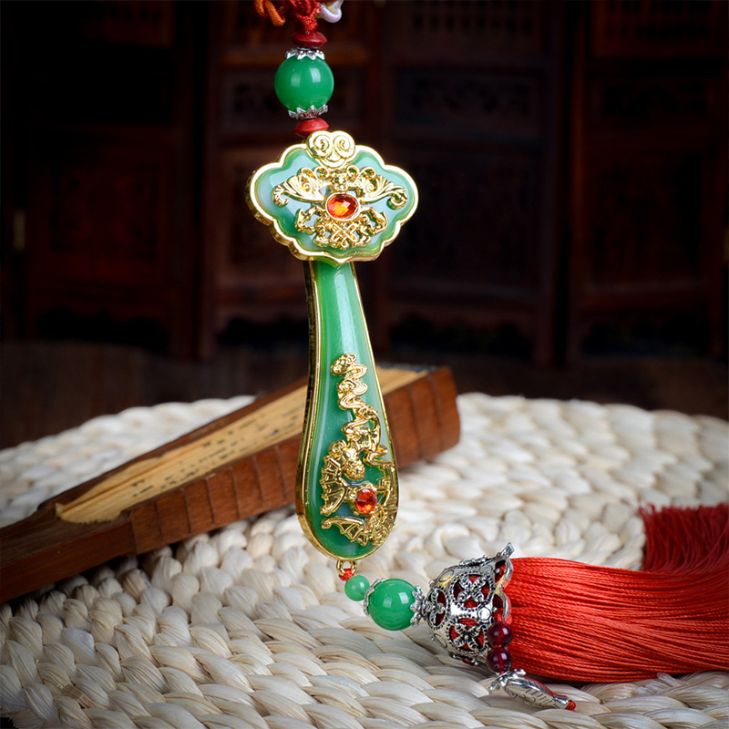 Car Accessories Oman - Chinese Amulet Auspicious Ruyi Car Pendant