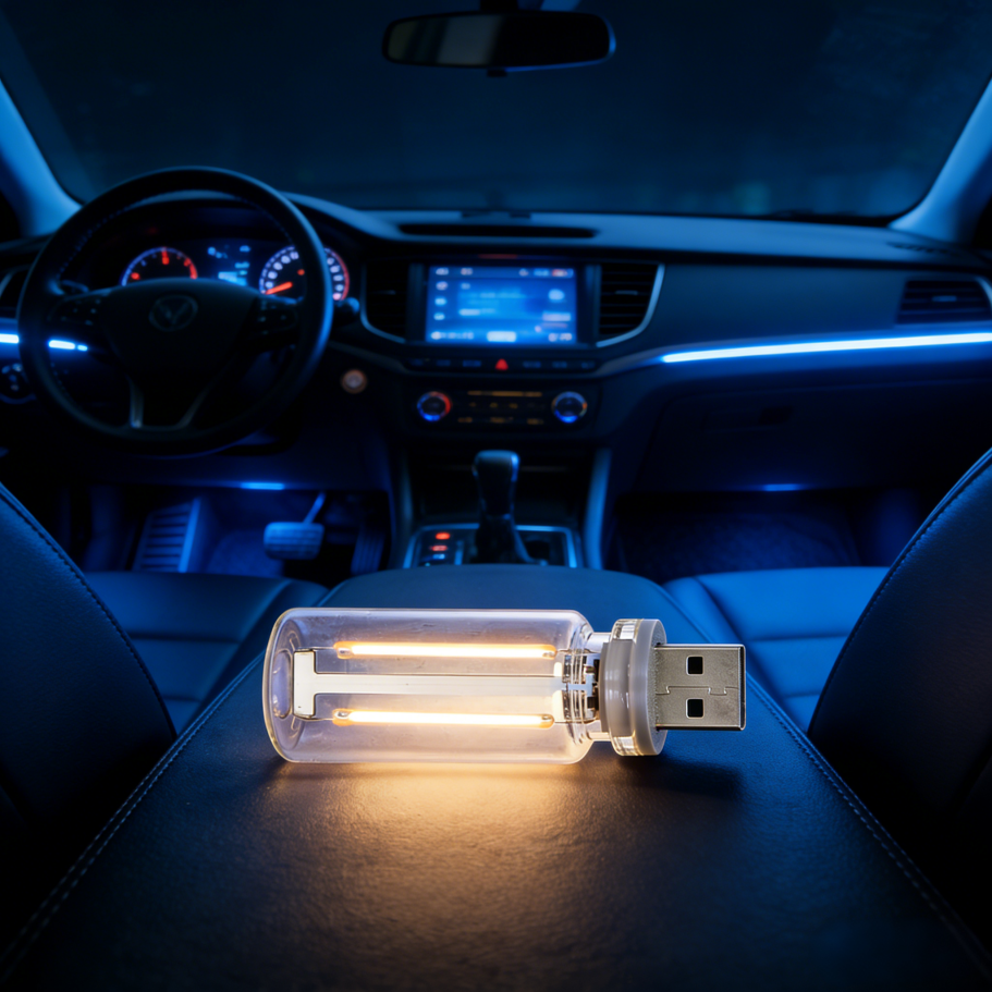 Led Interior Ambient Light - Touch Dimming USB LED Filament Bulb