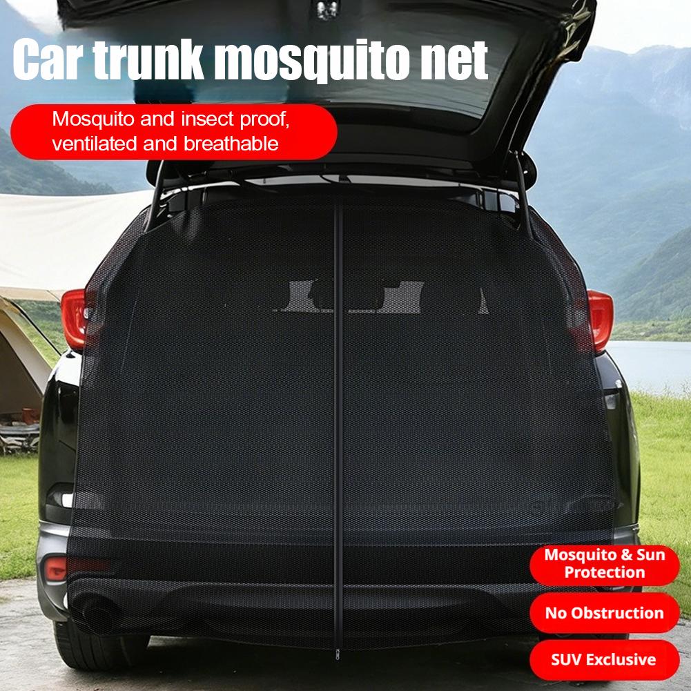 Car Cargo Net Trunk - Breathable UV Protection Car Tailgate Mosquito