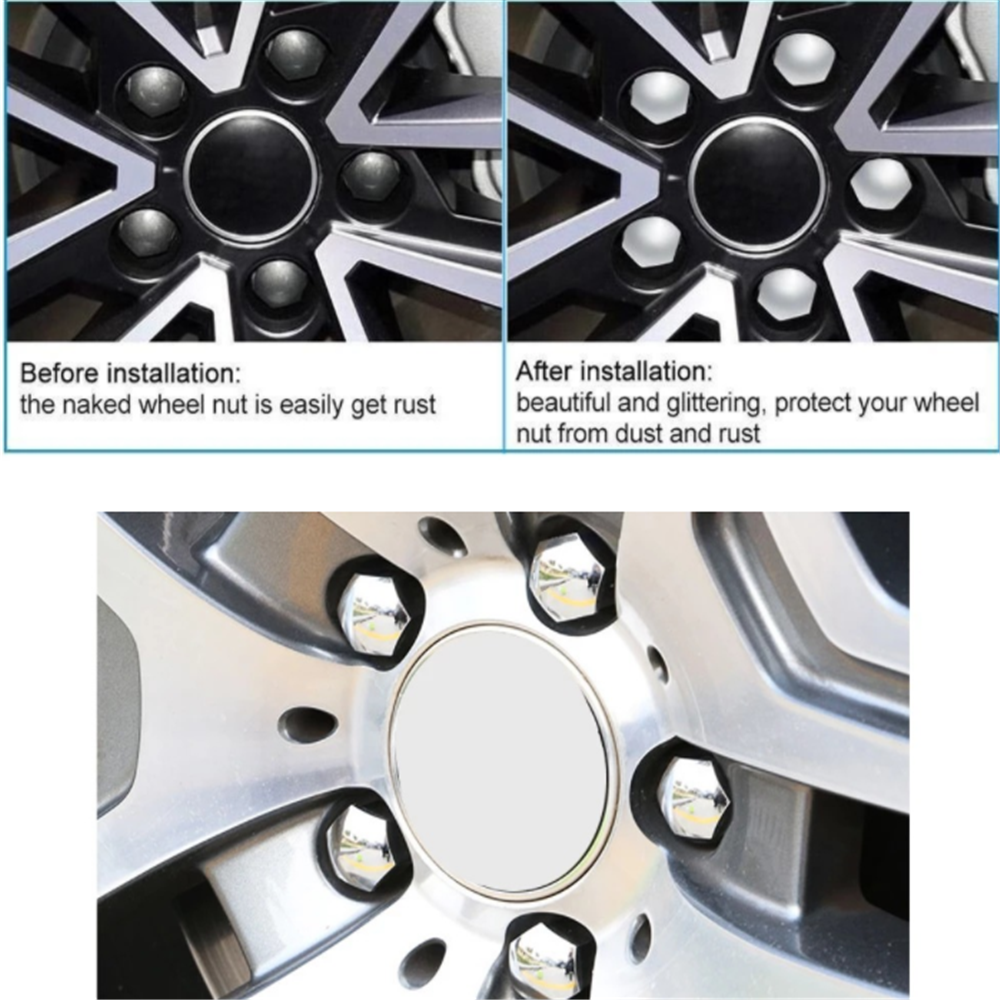 Car Accessories Ertiga - car Accessories Hub Screw Cover for