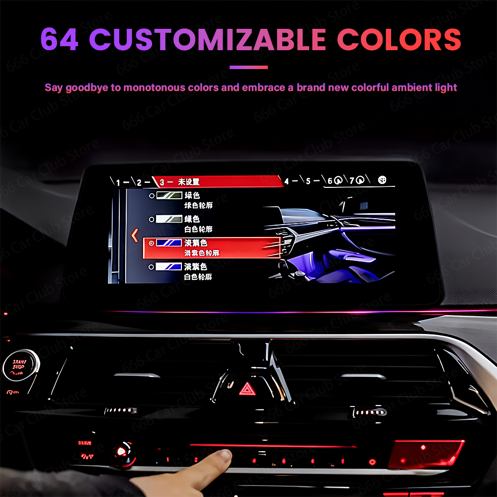 Upgrade 11 Colors to 64 Colors - مراجعة Led Interior Ambient Light وسعره