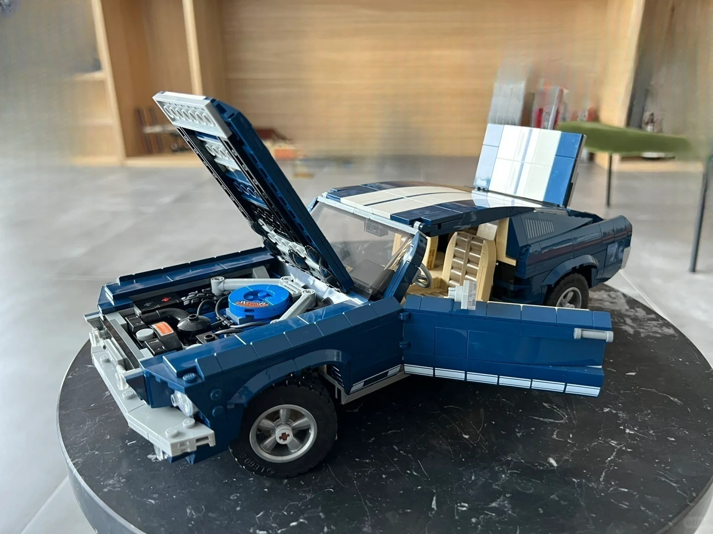 New MOC Blue Car Model, Home D - مراجعة Car Accessories Oman وسعره