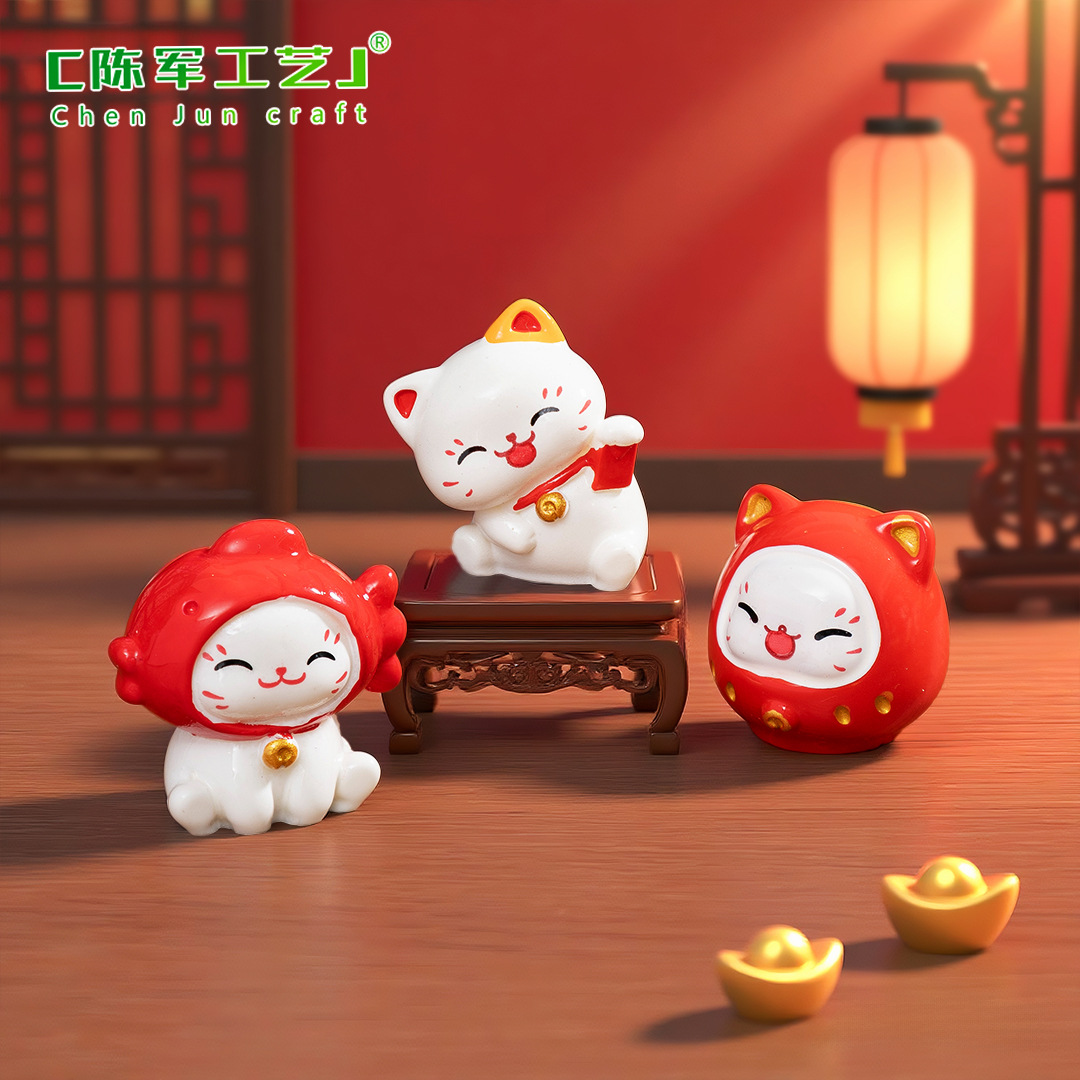 6pcs New Chinese Cartoon Manek - مراجعة Car Accessories Oman وسعره