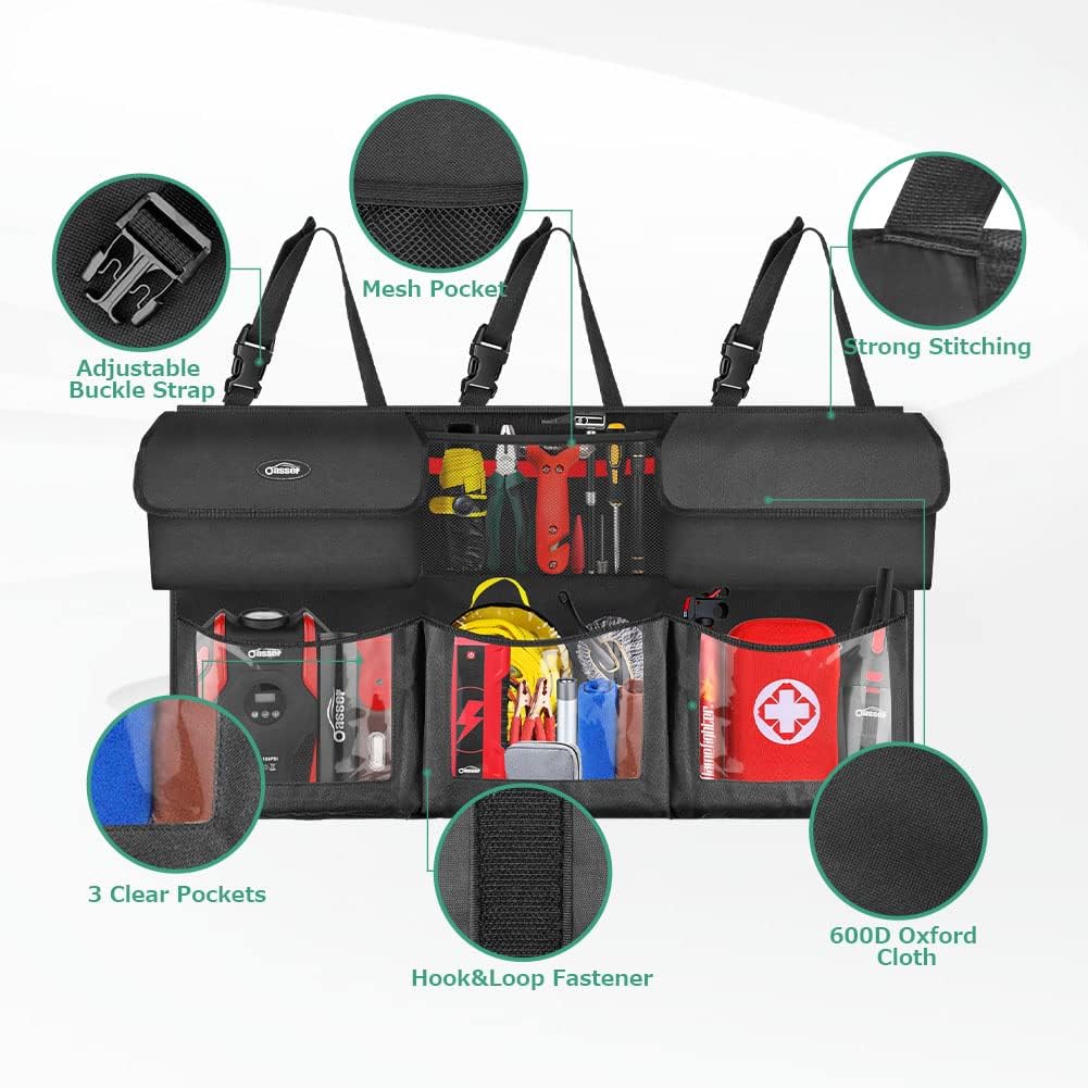 Foldable Car Trunk Organizer w - مراجعة Car Trunk Organizer وسعره