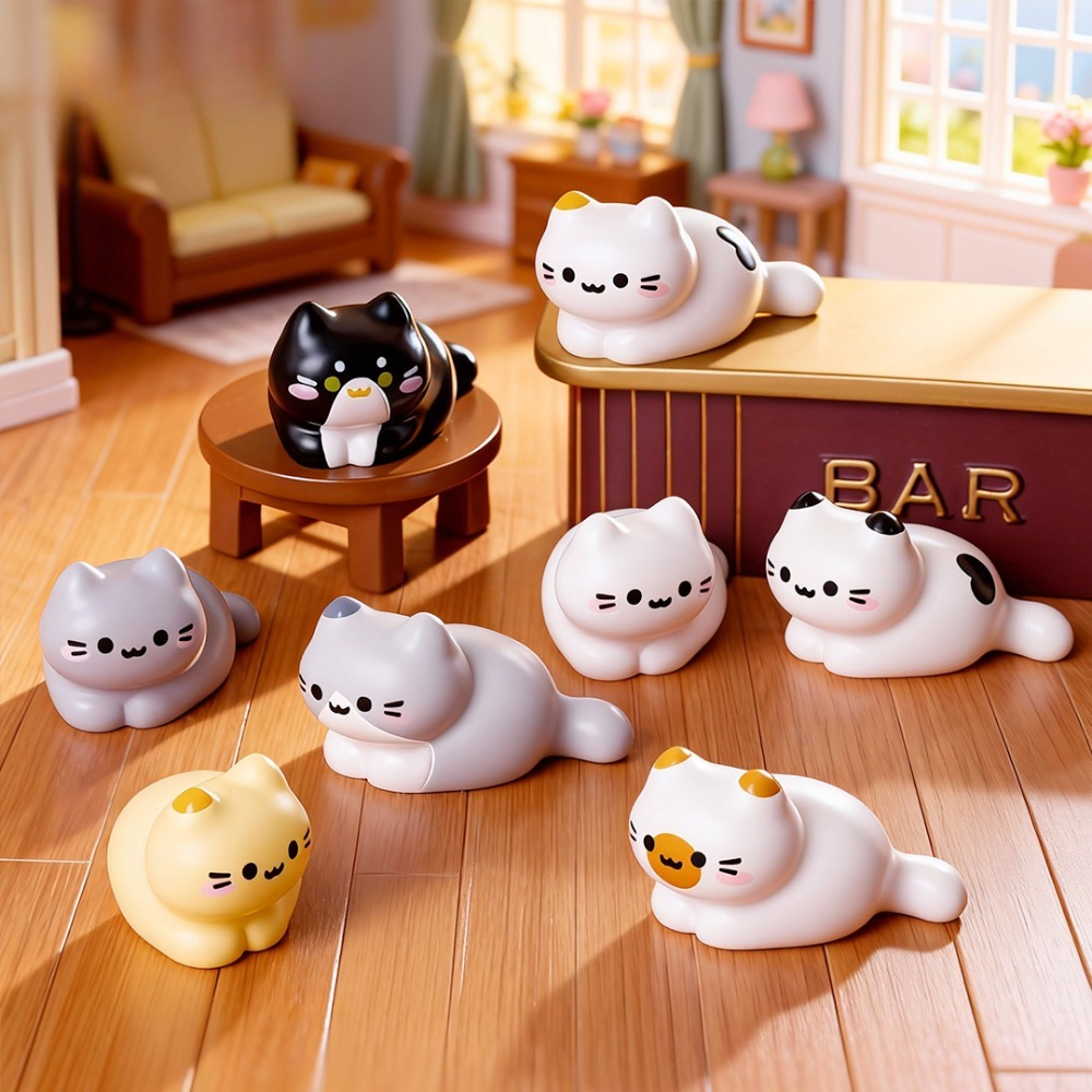 16PCS Miniature Cat Figurines  - مراجعة Car Accessories Oman وسعره
