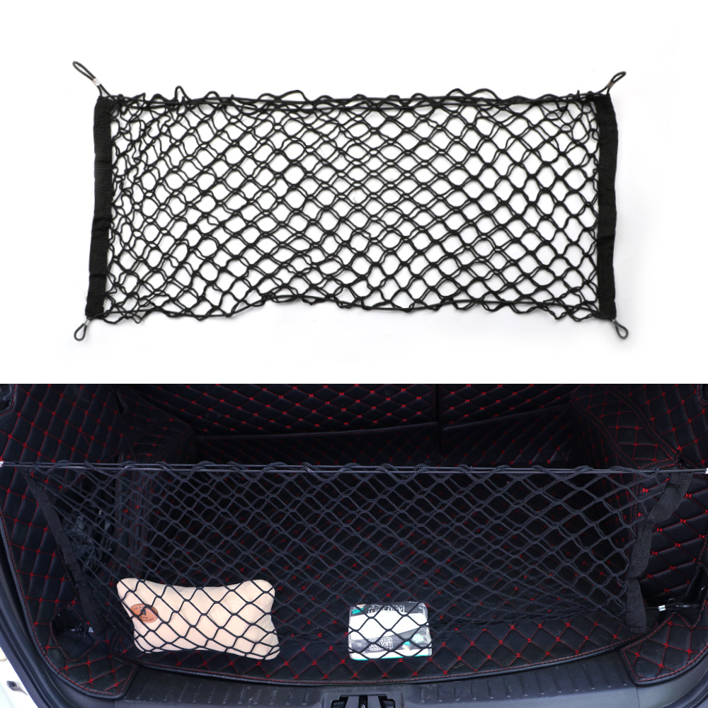 Universal 90x40cm/110x50cm Mot - مراجعة Car Cargo Net Trunk وسعره
