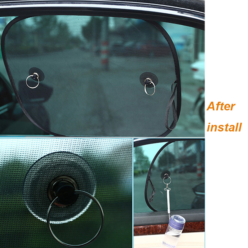 Car Sun Shade UV Protection Ca - مراجعة Car Cargo Net Trunk وسعره