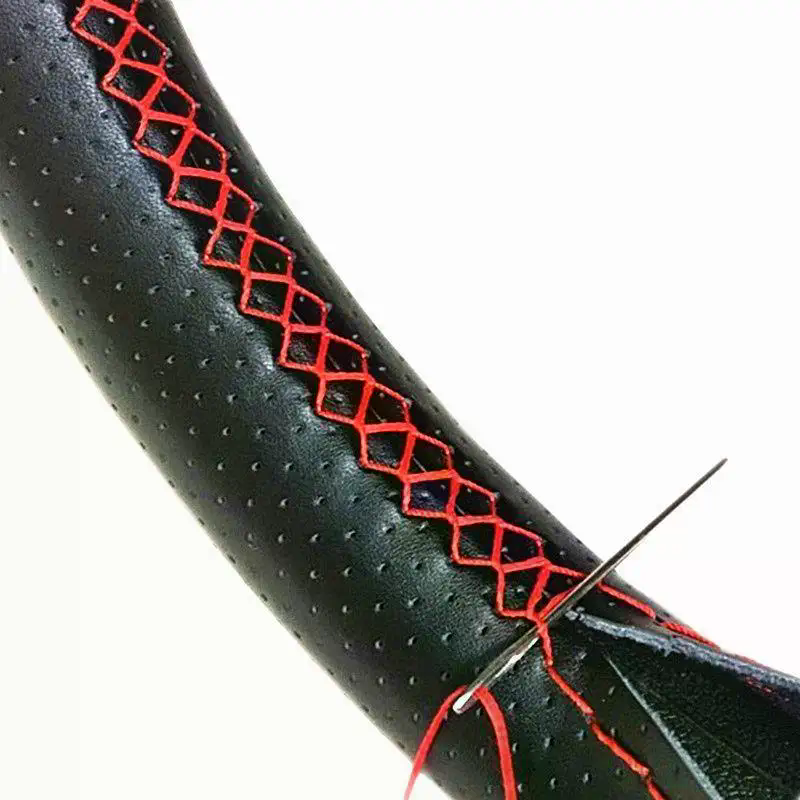 Hand Sewn Car Steering Wheel P - مراجعة Steering Wheel Cover وسعره