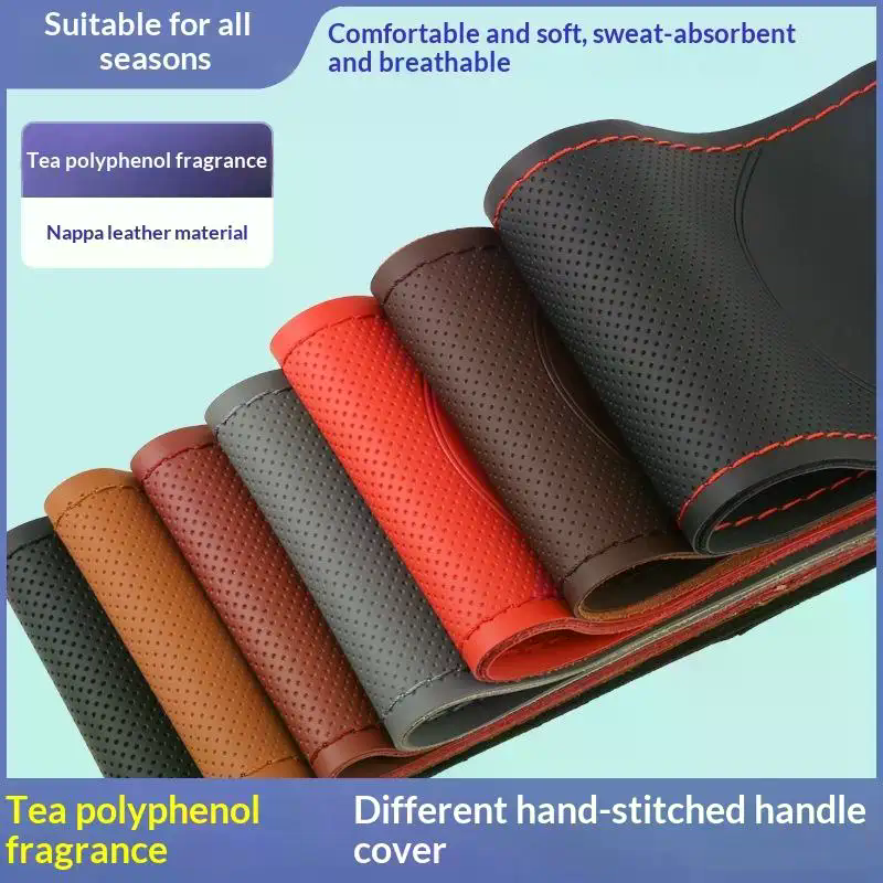 Hand Sewn Car Steering Wheel P - مراجعة Steering Wheel Cover وسعره