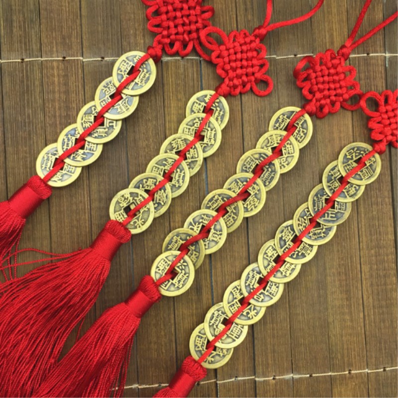Feng Shui Coins Hanging Orname - مراجعة Car Accessories Oman وسعره