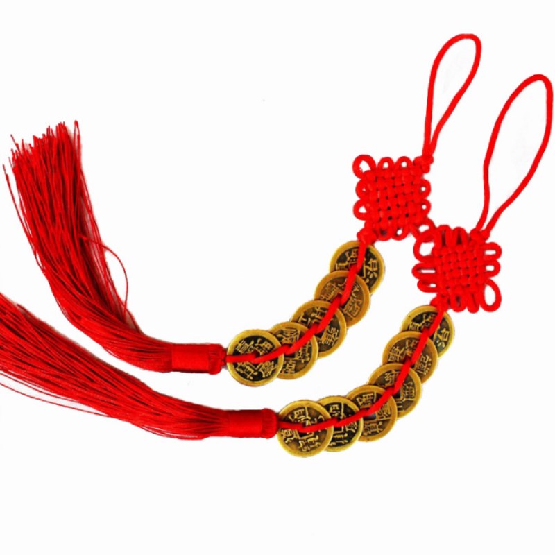 Feng Shui Coins Hanging Orname - مراجعة Car Accessories Oman وسعره