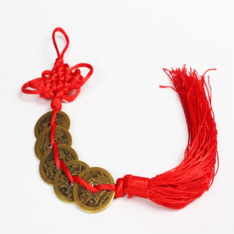 Feng Shui Coins Hanging Orname - مراجعة Car Accessories Oman وسعره