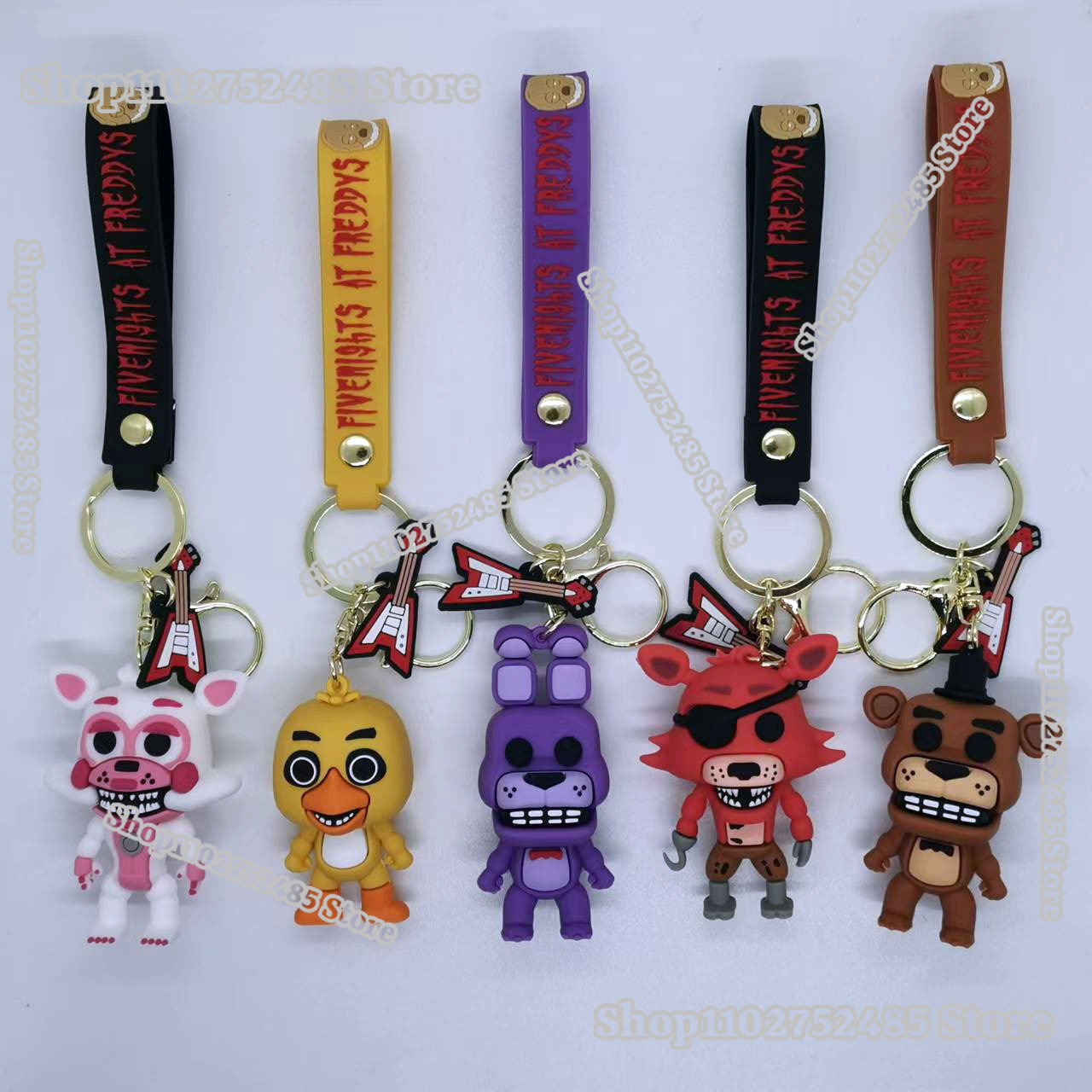5pcs Cartoon Anime FNAF Figure - مراجعة Car Accessories Etsy وسعره