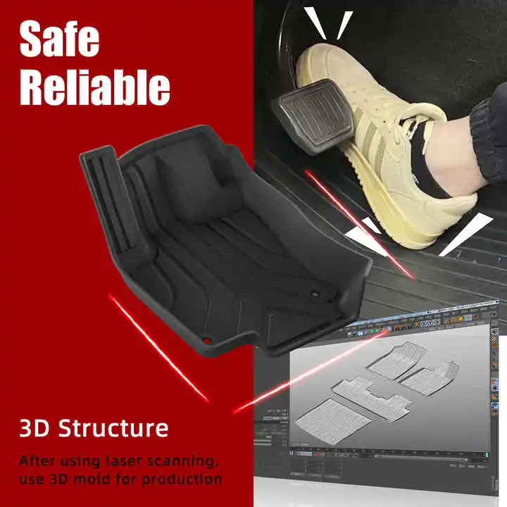 Custom TPE 3D Car Floor Mat fo - مراجعة Car Floor Mat Rubber وسعره