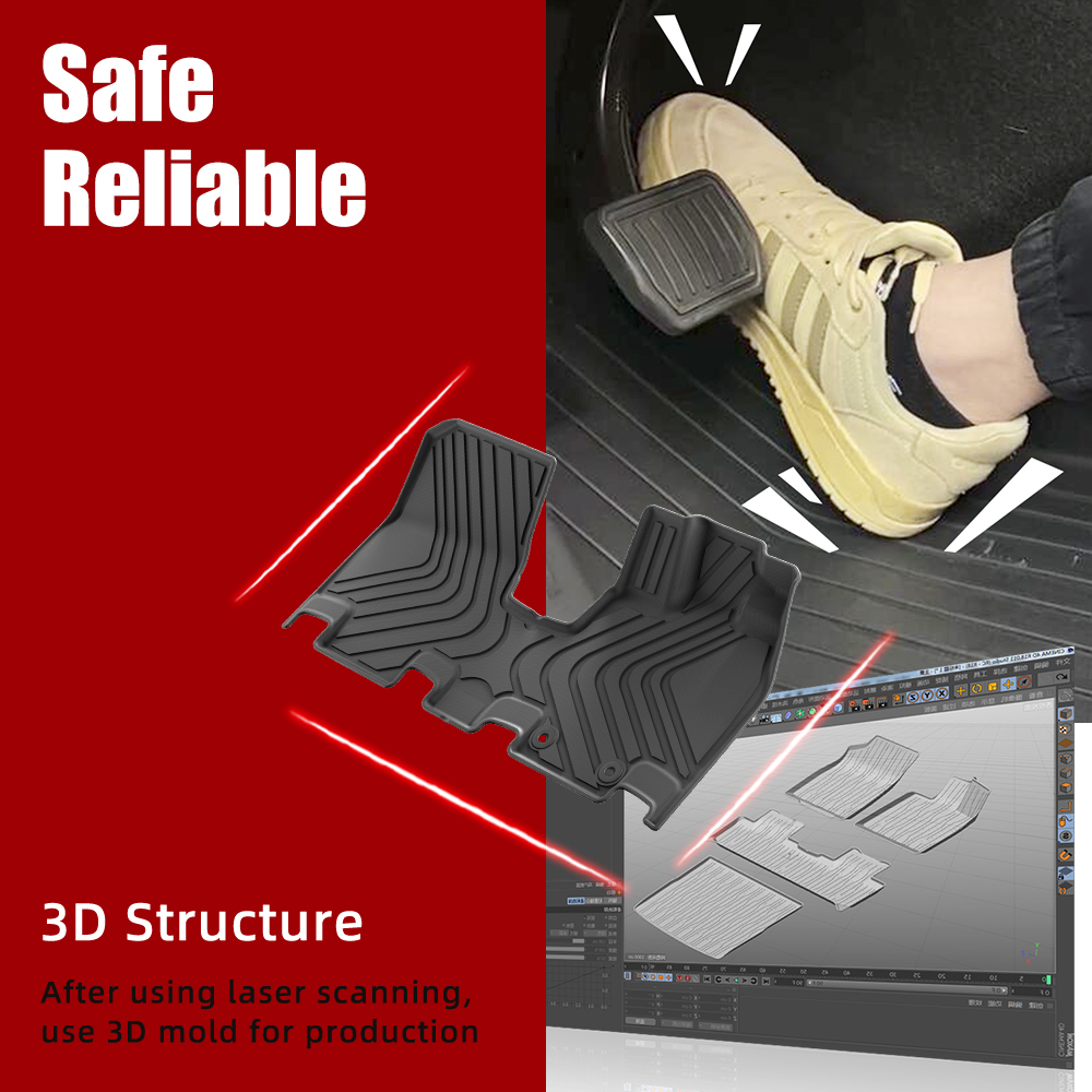 Custom Wholesale Pricing 3D TP - مراجعة Car Floor Mat Rubber وسعره