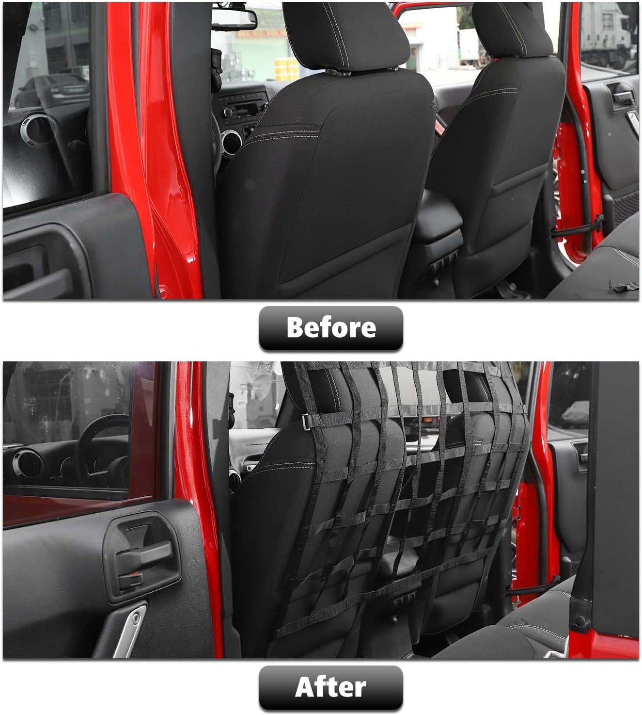 Car Rear Seat Trunk Isolation  - مراجعة Car Cargo Net Trunk وسعره