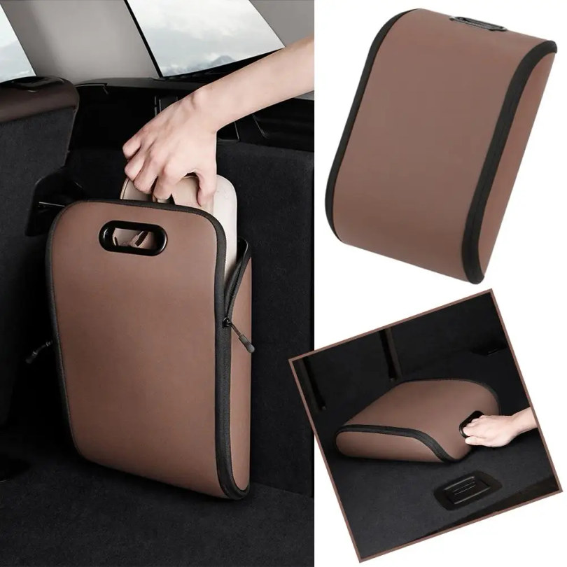 Car Shoe Storage Box PVC Leath - مراجعة Car Trunk Organizer وسعره