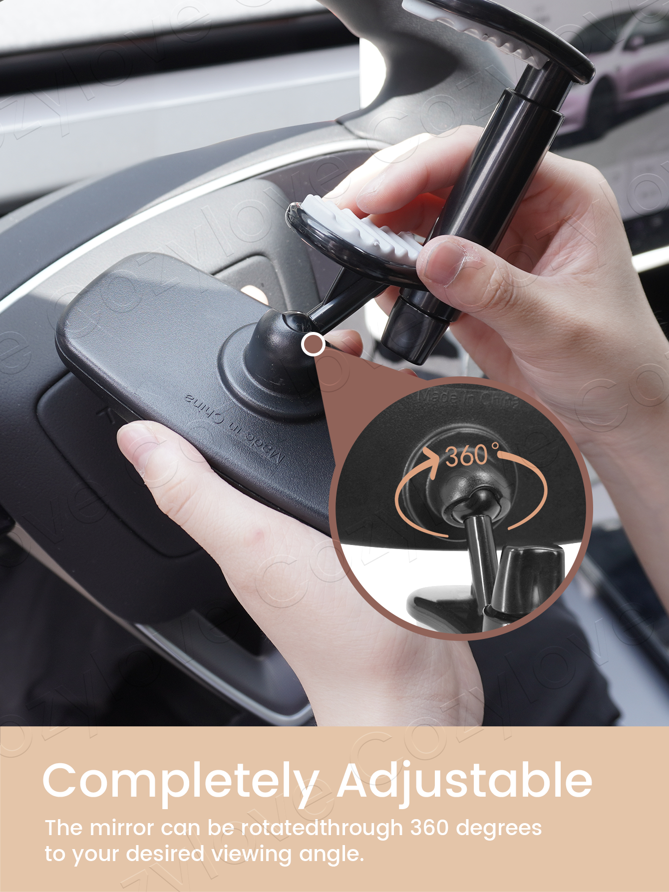 1PC & 2PC Clip-On Baby Car Mir - مراجعة Car Blind Spot Mirror وسعره