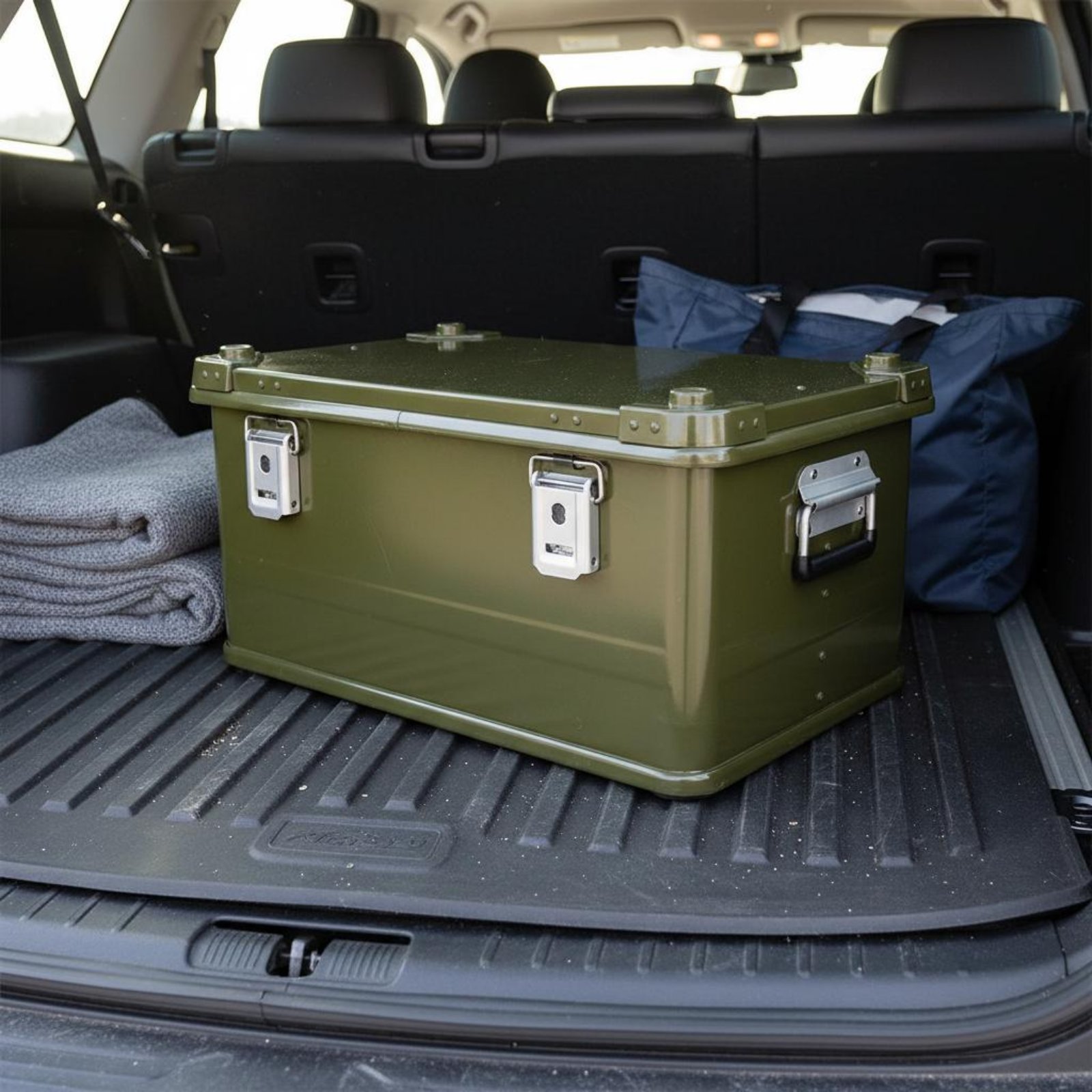 Aluminum Storage Box Large Cap - مراجعة Car Trunk Organizer وسعره