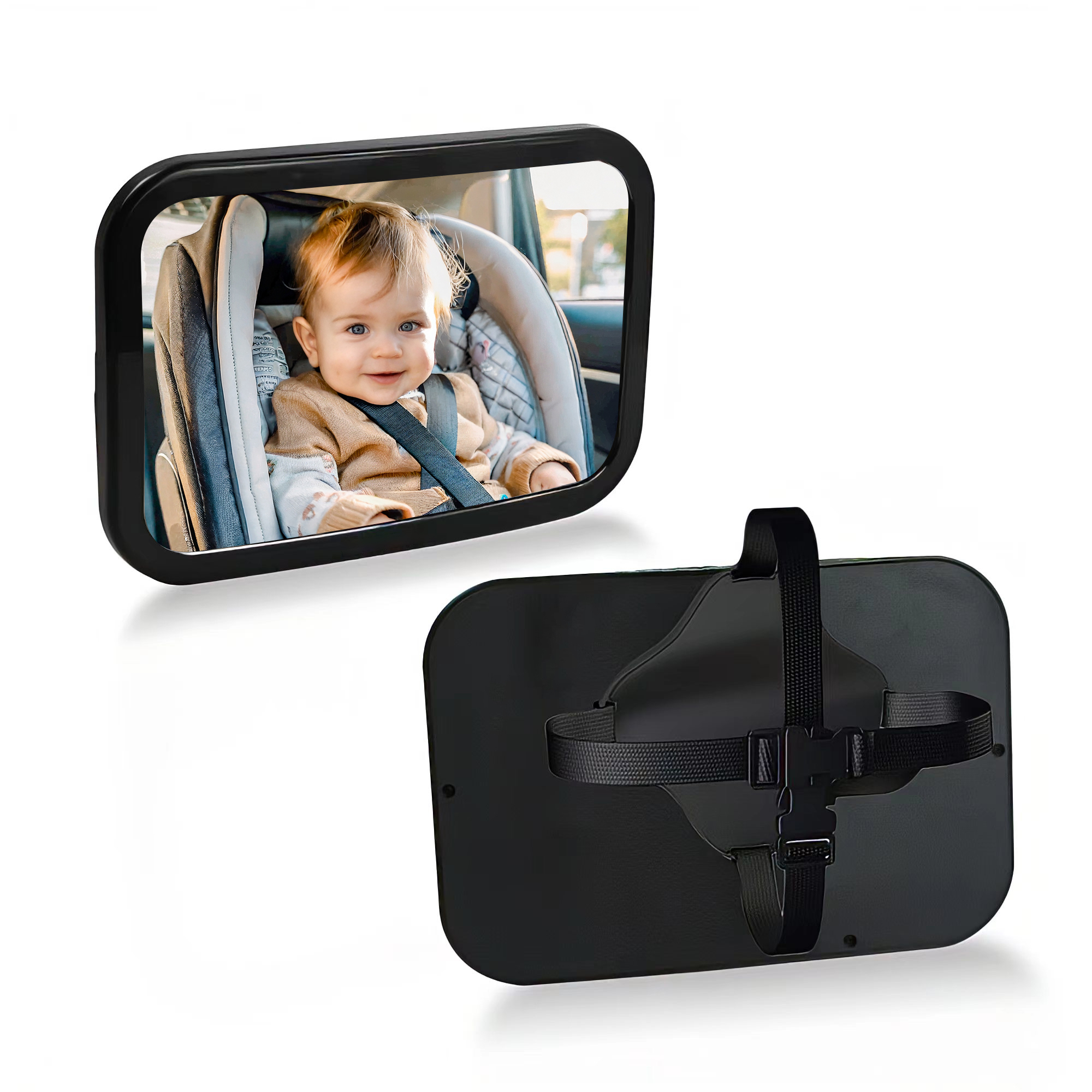 1pc Shatterproof 360 Rotation  - مراجعة Car Blind Spot Mirror وسعره