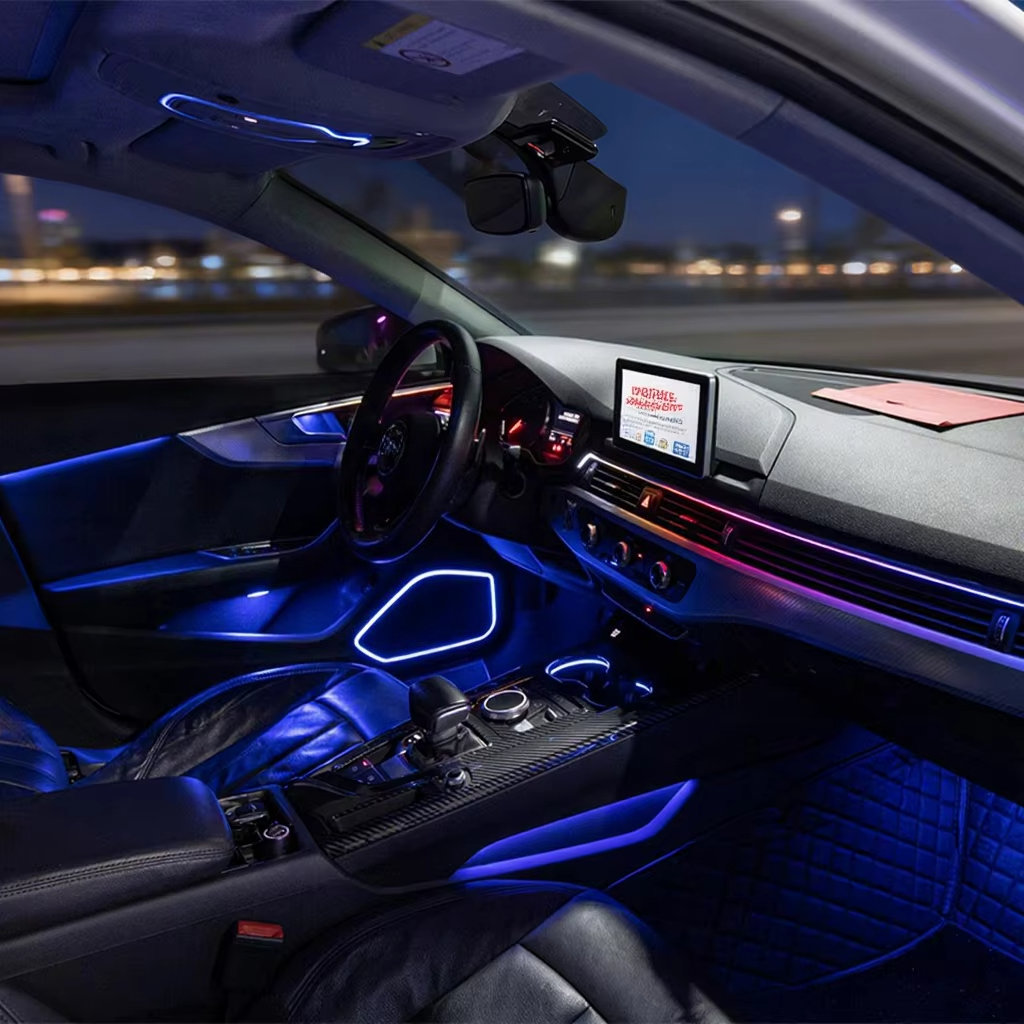 ZYCELA Audi A4/A5/S4/S5 B9 Sed - مراجعة Led Interior Ambient Light وسعره