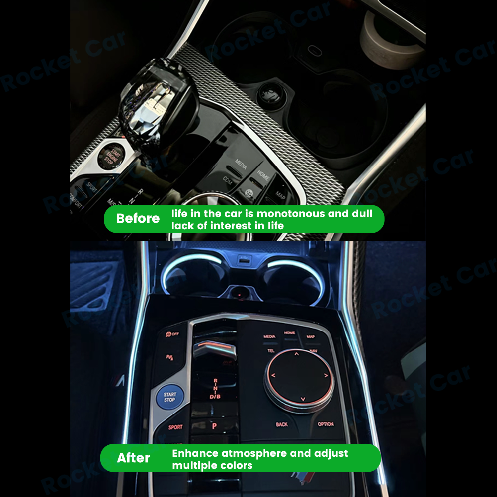 LED 11 Colors Decorative Ambie - مراجعة Car Accessories Light وسعره