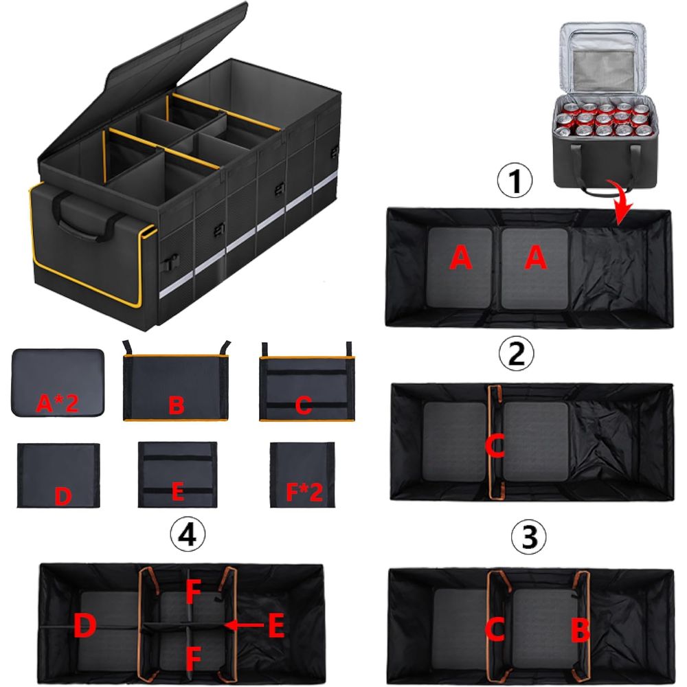 Car Trunk Organizer and Storag - مراجعة Car Trunk Organizer وسعره