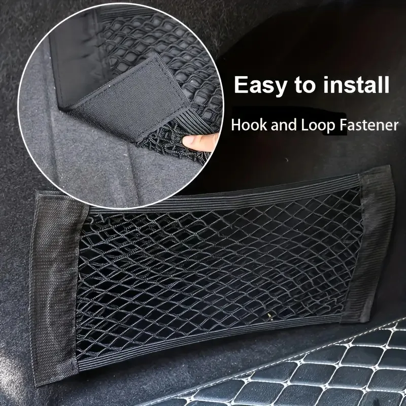 Universal Car Storage Bag Doub - مراجعة Car Cargo Net Trunk وسعره