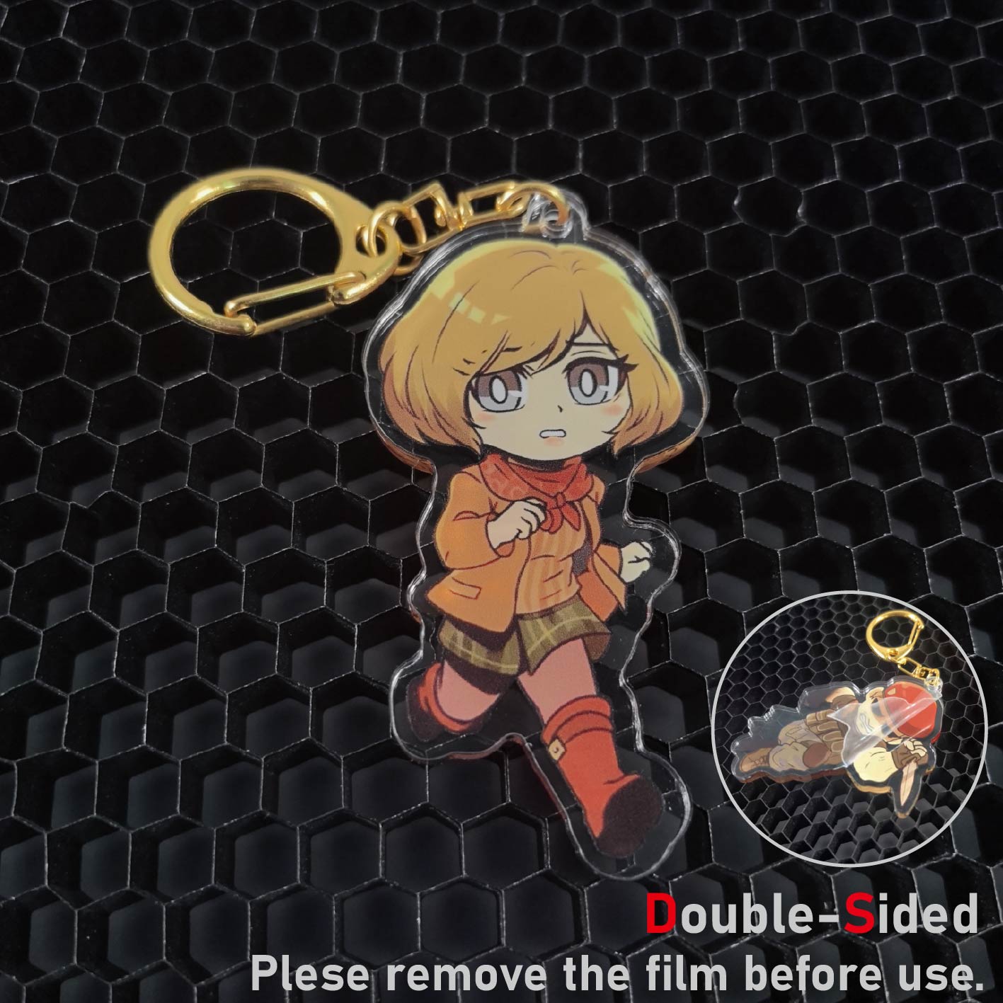 Resident Evil Keychain，Leon，Ad - مراجعة Car Accessories Etsy وسعره