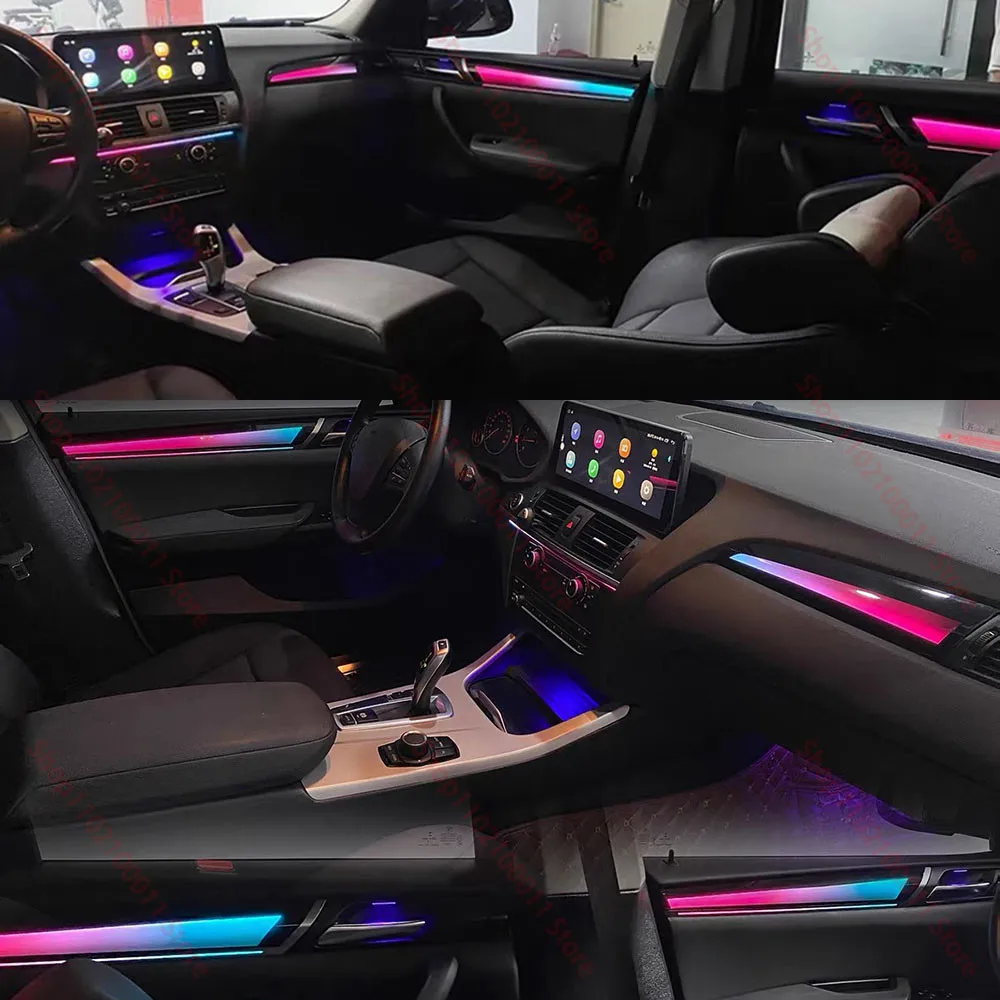 For BMW X3/X4 F25/F26 (2012-20 - مراجعة Led Interior Ambient Light وسعره
