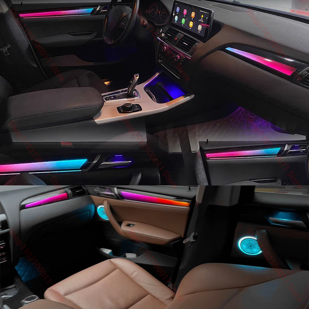 For BMW X3/X4 F25/F26 (2012-20 - مراجعة Led Interior Ambient Light وسعره
