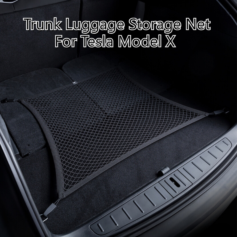 For Tesla Model X Model Y Juni - مراجعة Car Cargo Net Trunk وسعره
