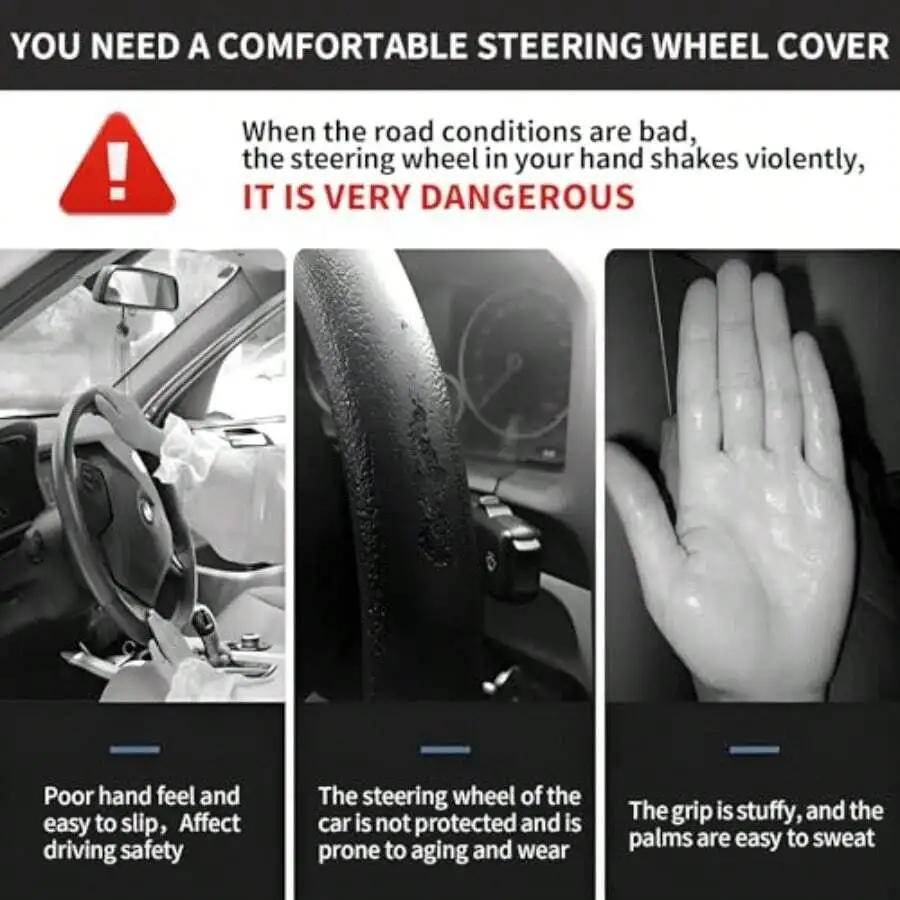 Elastic Steering Wheel Cover 1 - مراجعة Steering Wheel Cover وسعره