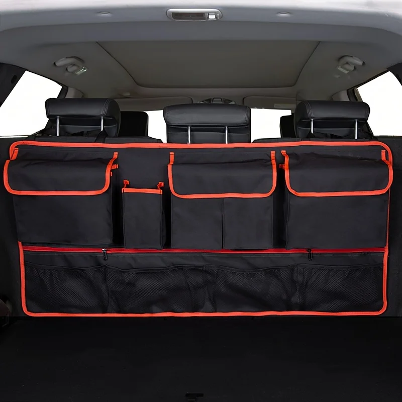 Car Rear Seat Back Storage Bag - مراجعة Car Trunk Organizer وسعره