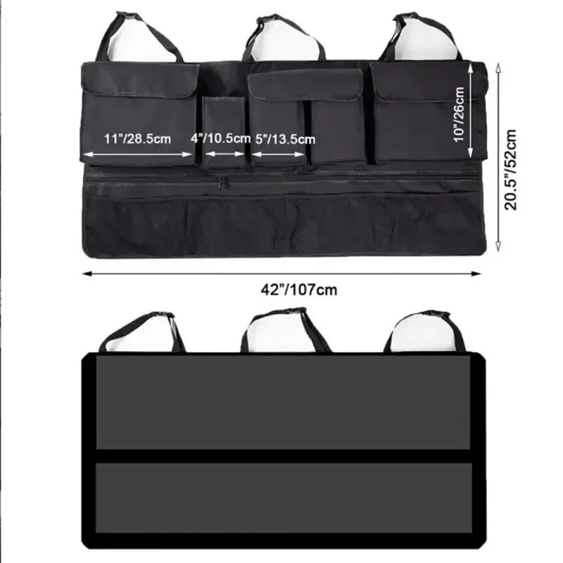 Car Rear Seat Back Storage Bag - مراجعة Car Trunk Organizer وسعره