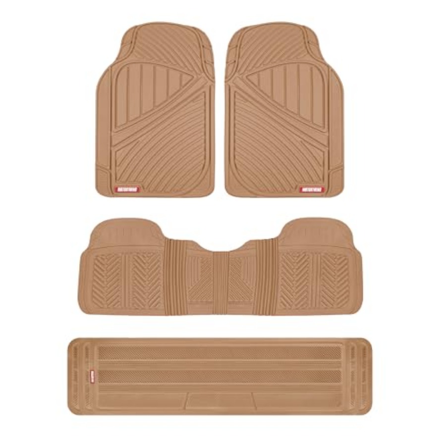3-Row Heavy Duty Rubber Floor  - مراجعة Car Floor Mat Rubber وسعره