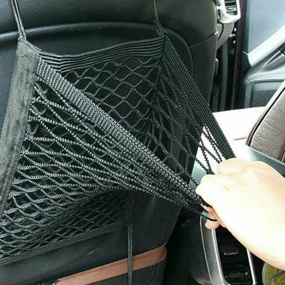 Car Seat Back Storage Bag Mesh - مراجعة Car Cargo Net Trunk وسعره