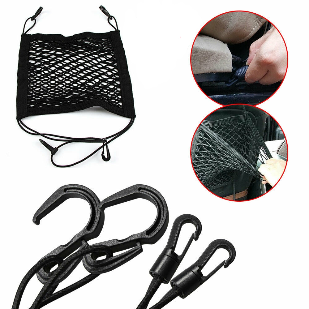 Car Seat Back Storage Bag Mesh - مراجعة Car Cargo Net Trunk وسعره