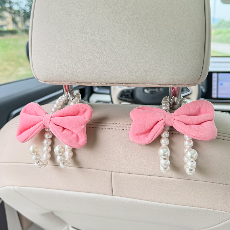 2pcs Car Rear Seat Hook White  - مراجعة Car Accessories Hanging وسعره