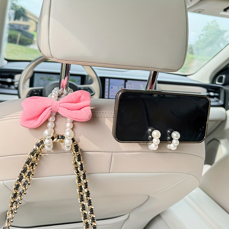 2pcs Car Rear Seat Hook White  - مراجعة Car Accessories Hanging وسعره