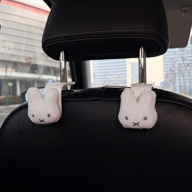 Miffy creative car hook with   - مراجعة Car Accessories For Inside وسعره