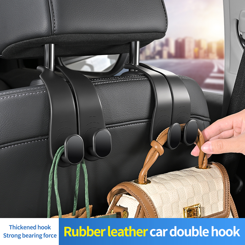 Car seat back double hook car  - مراجعة Car Accessories Hanging وسعره