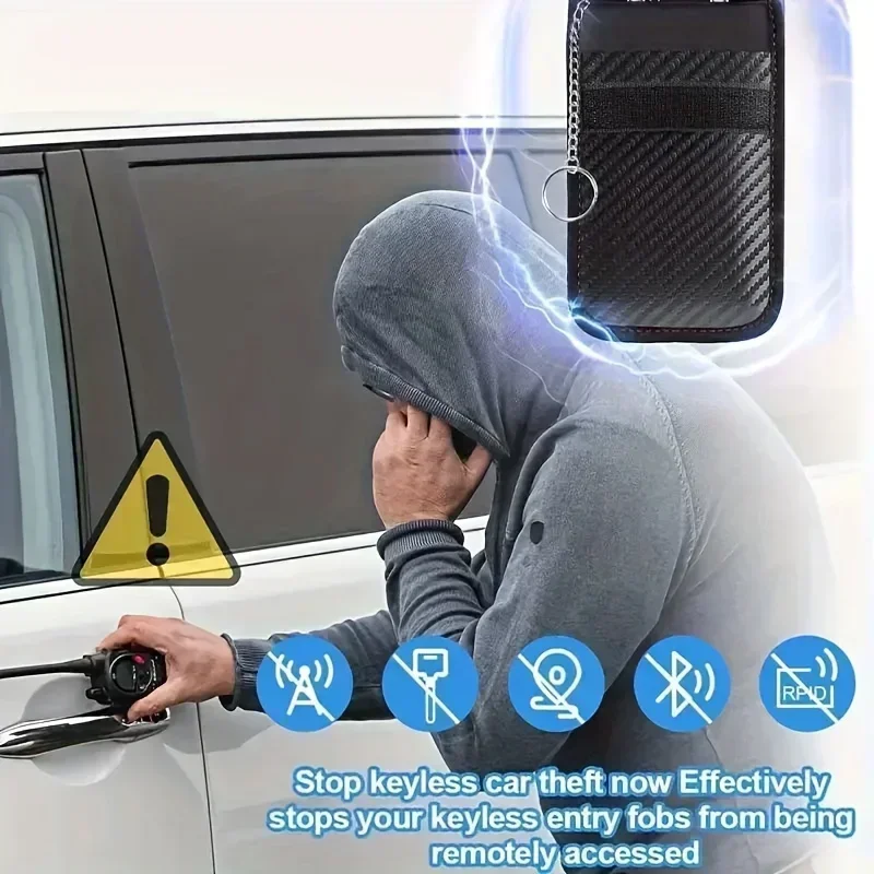 Carbon Fiber RFID Blocking Car - مراجعة Car Key Signal Blocker وسعره