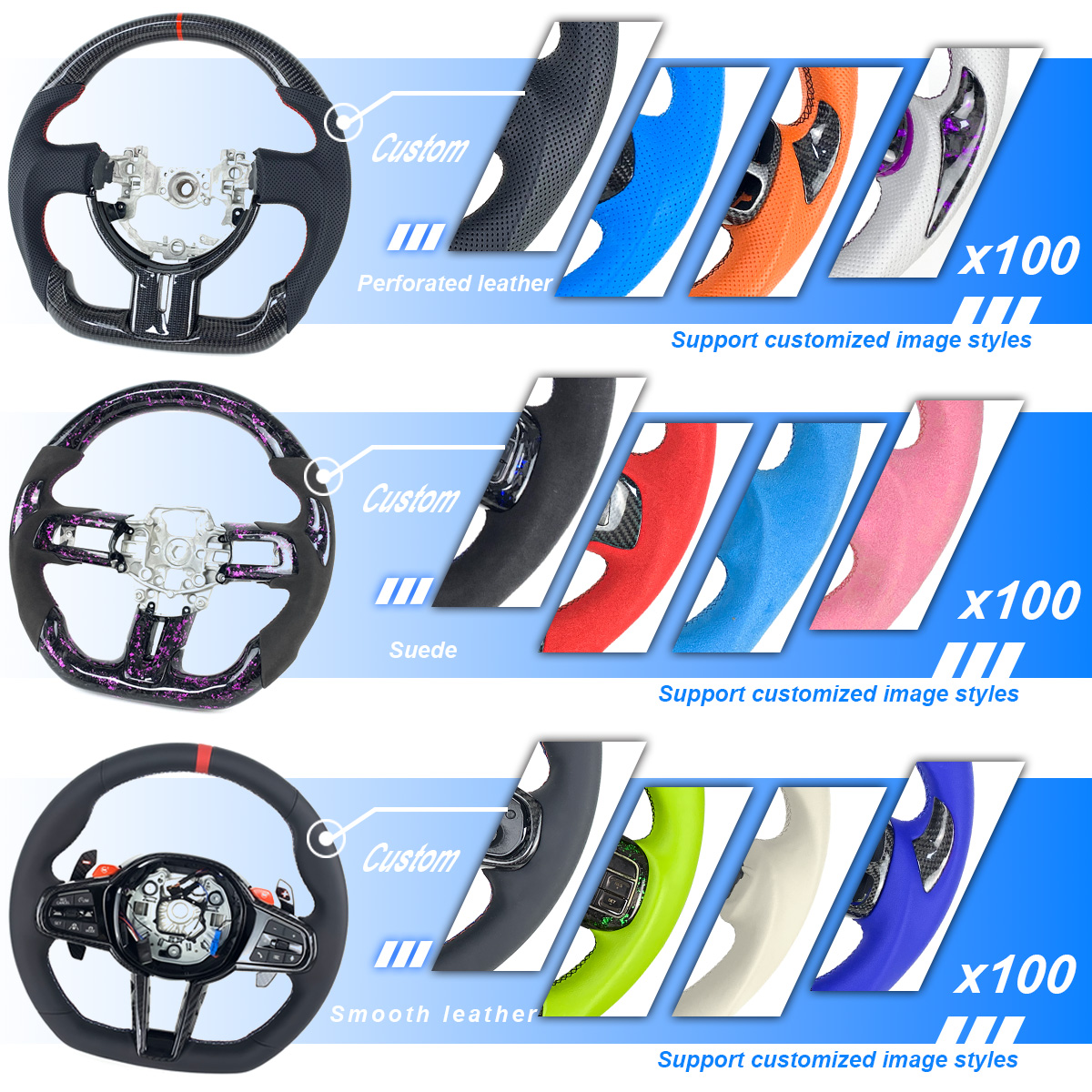 Custom Car Interior LED Carbon - مراجعة Steering Wheel Cover وسعره