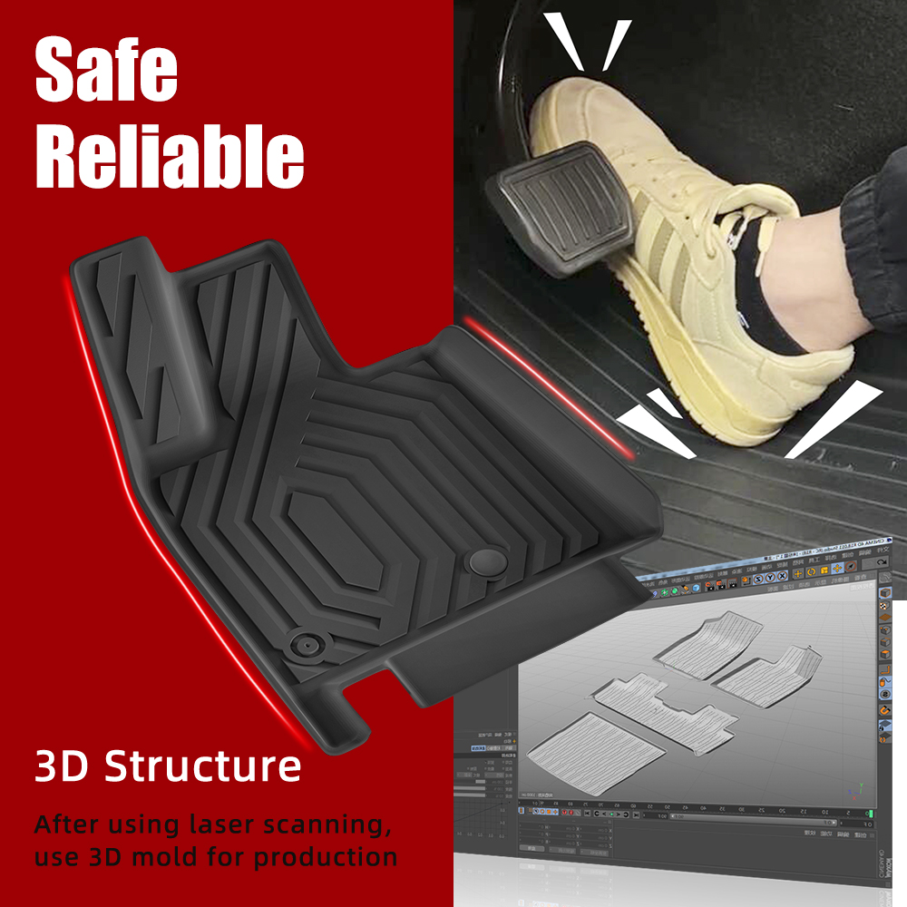 3D TPE Car Floor Mat for Nissa - مراجعة Car Floor Mat Rubber وسعره