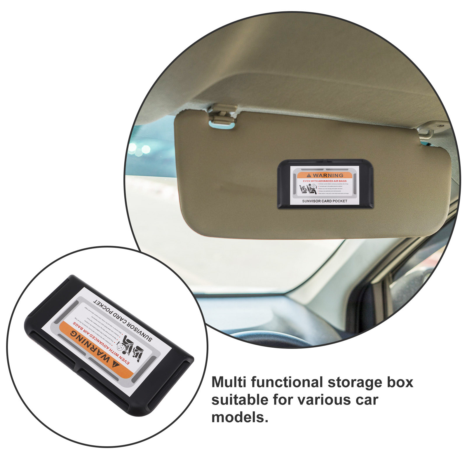 Car Sun Visor Card Holder Univ - مراجعة Car Trunk Organizer وسعره