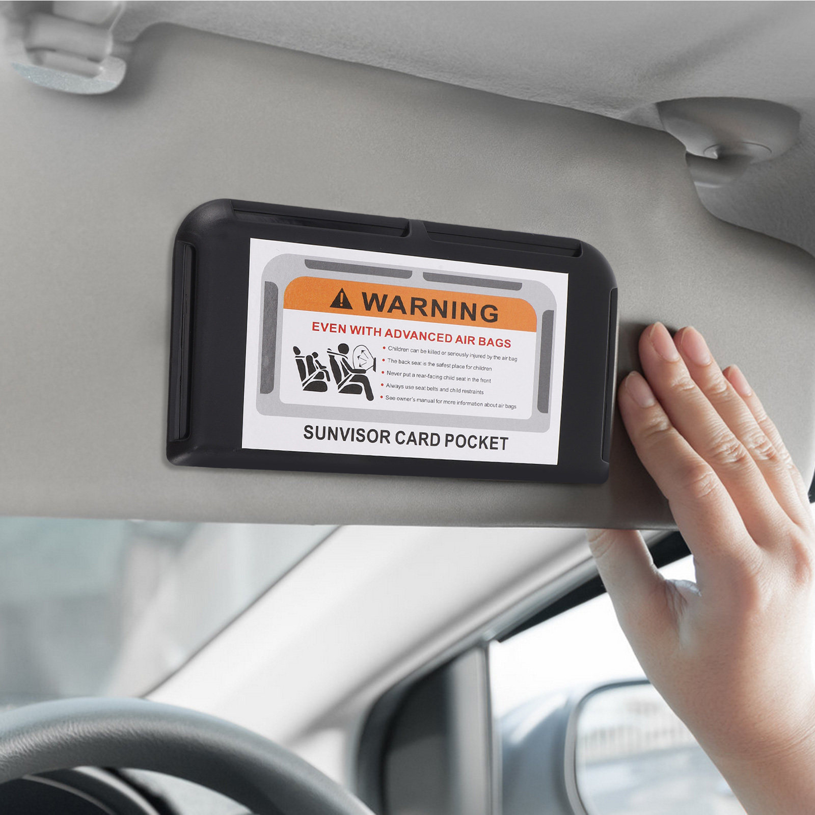 Car Sun Visor Card Holder Univ - مراجعة Car Trunk Organizer وسعره