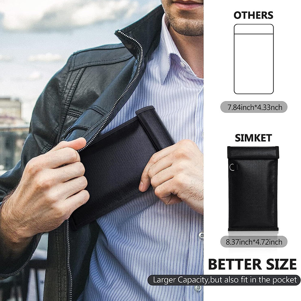 4/5 Pack Faraday Bags, RFID Si - مراجعة Car Key Signal Blocker وسعره