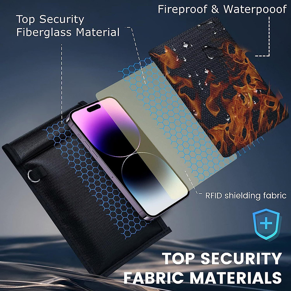 4/5 Pack Faraday Bags, RFID Si - مراجعة Car Key Signal Blocker وسعره