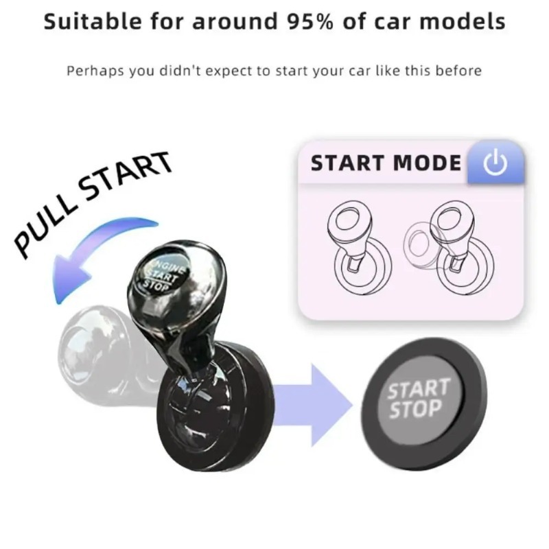 Car One-Touch Start Button wit - مراجعة Car Accessories Etsy وسعره